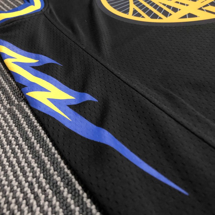 Heat Transfer 2022 Golden State Warriors Jordan Poole City edition Black Jersey
