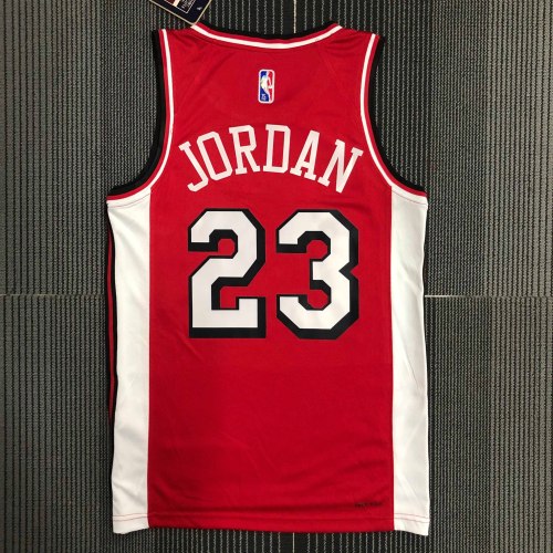 Heat Transfer 2022 Chicago Bulls Michael Jordan Red City edition Jersey