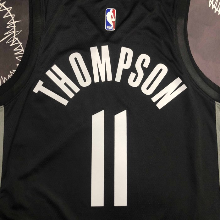 Heat Transfer 2020 Golden State Warriors Klay Thompson Black Jersey
