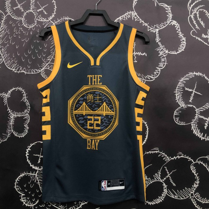 Heat Transfer 2018 Golden State Warriors Andrew Wiggins Gray Jersey