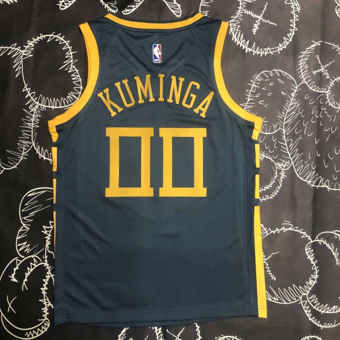 Heat Transfer 2018 Golden State Warriors Jonathan Kuminga Gray Jersey