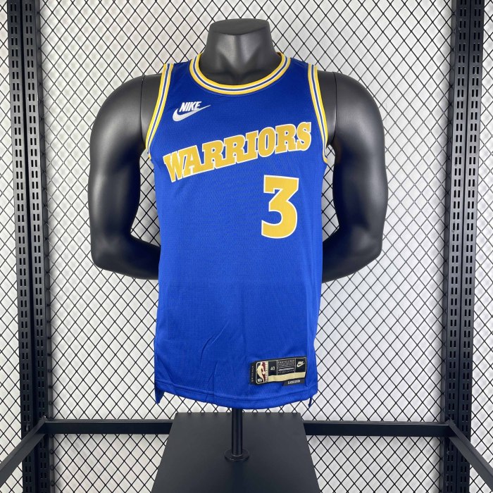 Heat Transfer  Golden State Warriors Chris Paul 2022-23 Classic Edition Swingman Dark blueRetro Jersey