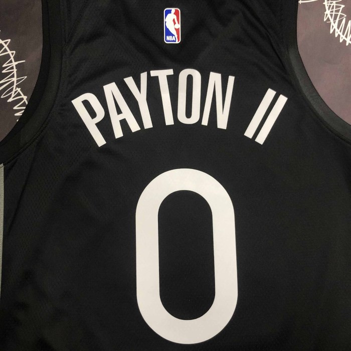 Heat Transfer 2020 Golden State Warriors Gary Payton II Black Jersey