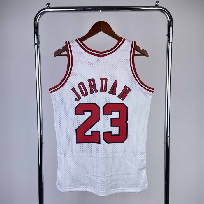 Heat Transfer 1998 NBA Chicago Bulls Michael Jordan Retro White Jersey