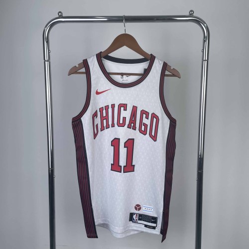 Heat Transfer 2023 NBA Chicago Bulls Demar DeRozan City edition White Jersey