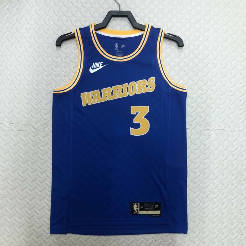 Heat Transfer 2023  Golden State Warriors Jordan Poole Dark blue Retro Jersey