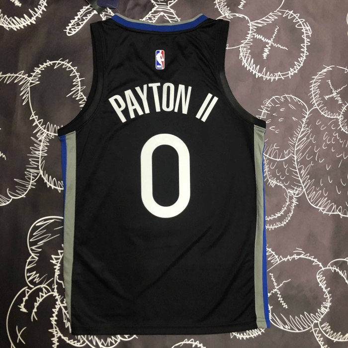 Heat Transfer 2020 Golden State Warriors Gary Payton II Black Jersey
