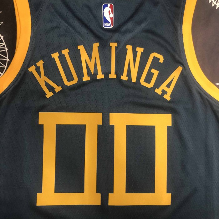 Heat Transfer 2018 Golden State Warriors Jonathan Kuminga Gray Jersey