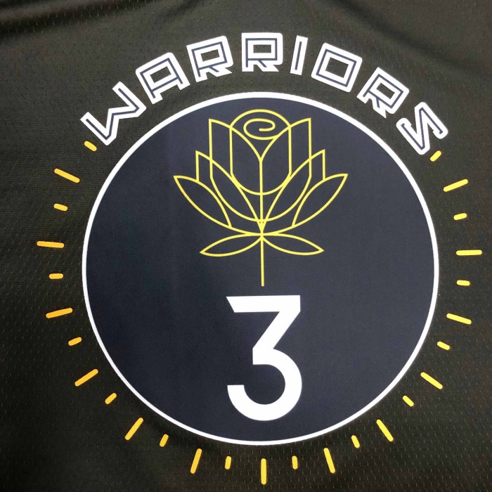 Heat Transfer  2023 Golden State Warriors Jordan Pooles City Edition Black Jersey