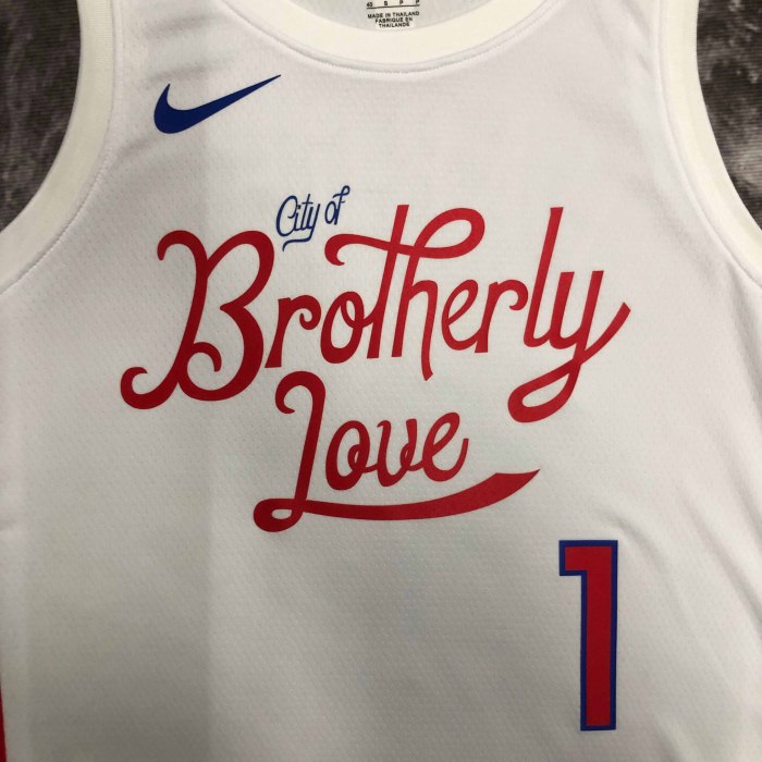Heat Transfer Philadelphia 76ers James Harden City edition White Jersey