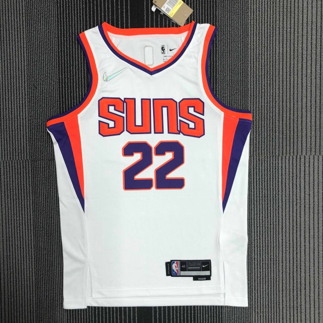 Heat Transfer Phoenix Suns Deandre Ayton 75th Anniversary White Jersey