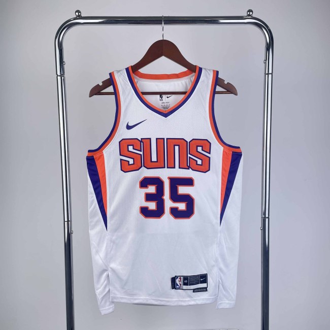 Heat Transfer Phoenix Suns Kevin Durant 2022-23 White Association Edition Swingman Jersey
