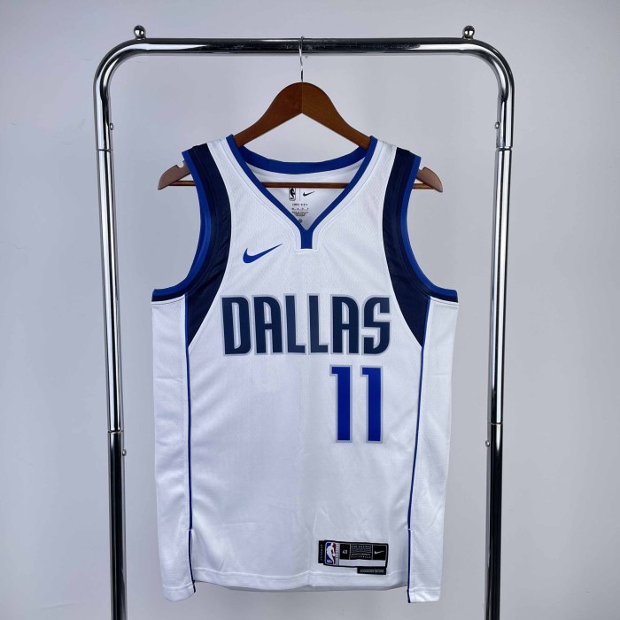 Heat Transfer 2023 Dallas Mavericks Kyrie Irving White  Jersey