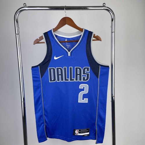 Heat Transfer Dallas Mavericks Kyrie Irving 2022-23 Icon Edition Royal Swingman Jersey