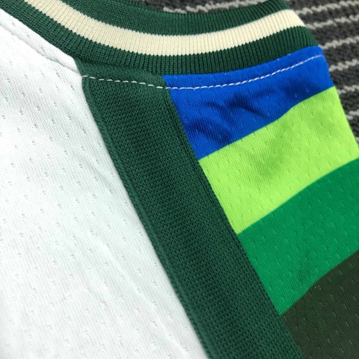 Heat Transfer 2022 Milwaukee Bucks Jrue Holiday City edition White Jersey