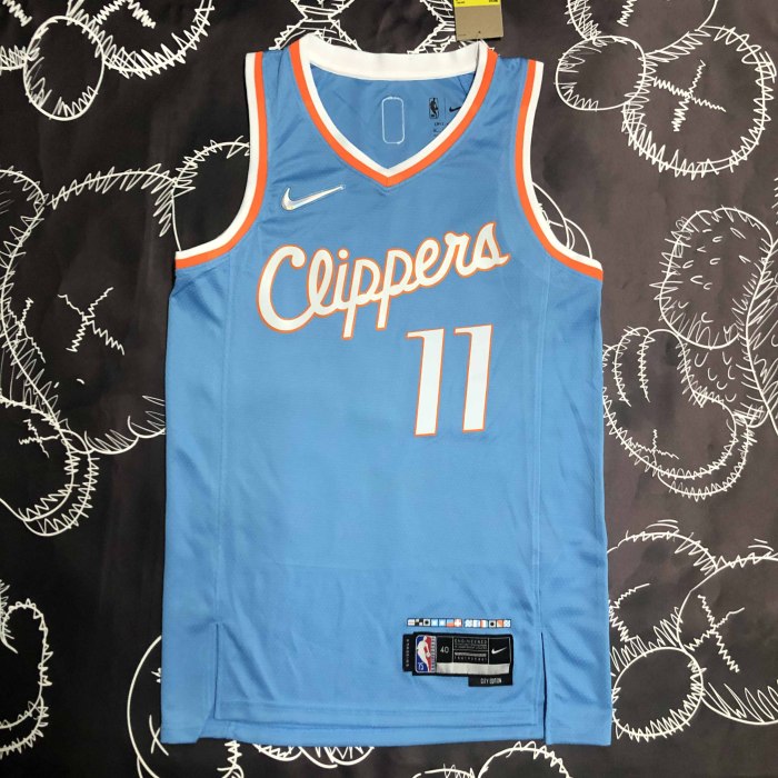 Heat Transfer 2022 Los Angeles Clippers Johnathan Hildred Wall Jr.City edition Blue Jersey