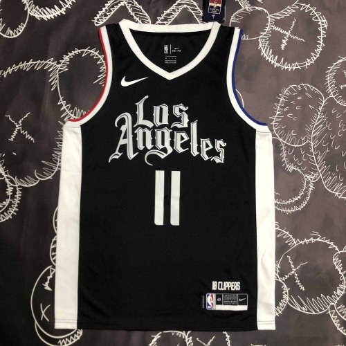 Heat Transfer Los Angeles Clippers Johnathan Hildred Wall Jr. Black Jersey