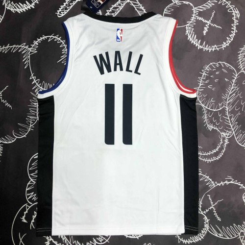 Heat Transfer Los Angeles Clippers Johnathan Hildred Wall Jr. White Jersey