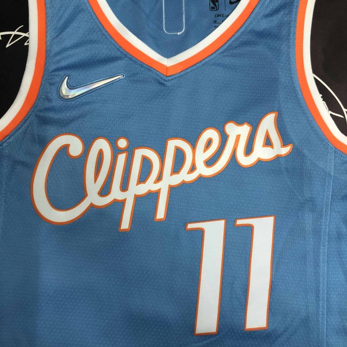 Heat Transfer 2022 Los Angeles Clippers Johnathan Hildred Wall Jr.City edition Blue Jersey