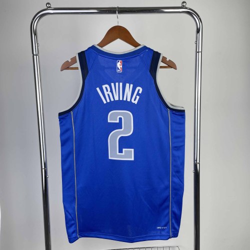 Heat Transfer Dallas Mavericks Kyrie Irving 2022-23 Icon Edition Royal Swingman Jersey