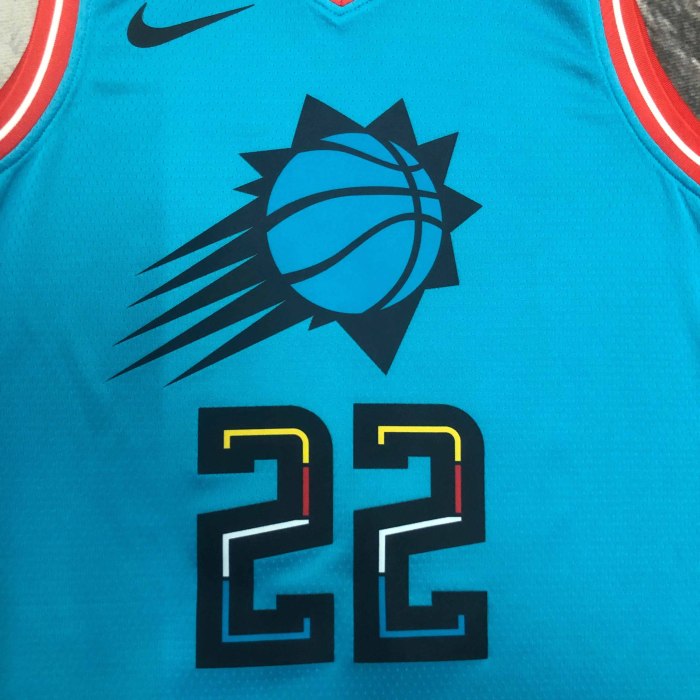 Heat Transfer Phoenix Suns Deandre Ayton 2022-23 City Edition Swingman Jersey