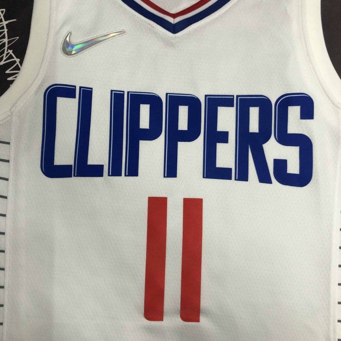 Heat Transfer Los Angeles Clippers Johnathan Hildred Wall Jr.  75th Anniversary White Jersey