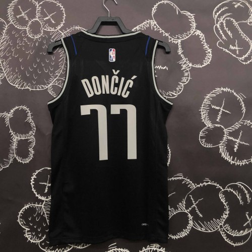 Heat Transfer Dallas Mavericks Luka Doncic Glory edition Black Jersey