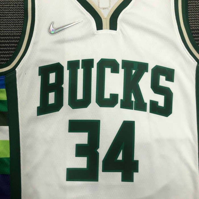 Heat Transfer 2022 Milwaukee Bucks Giannis Antetokounmpo City edition White  Jersey