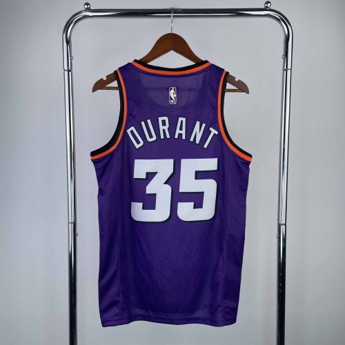 Heat Transfer 2023 Phoenix Suns Kevin Durant Purple  Retro Jersey