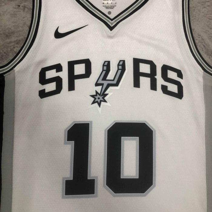 Heat Transfer San Antonio Spurs Jeremy Sochan 2022-23 White Association Edition Swingman Jersey