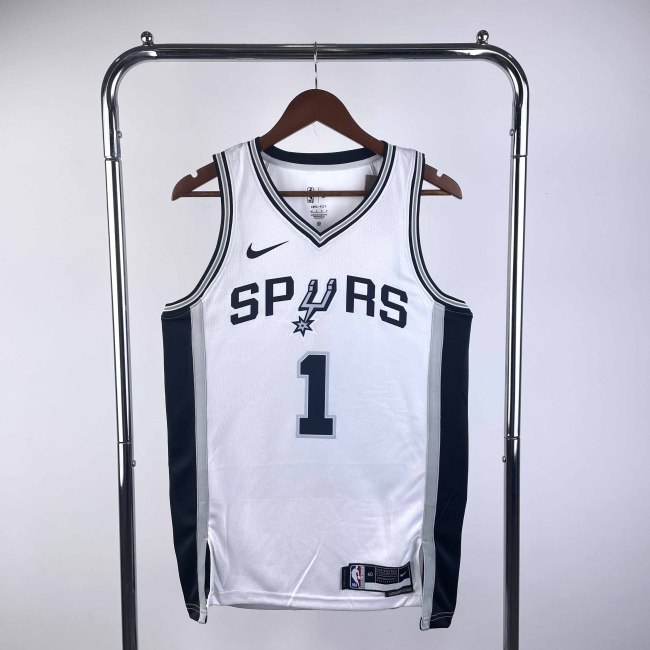 Heat Transfer San Antonio Spurs Victor Wembanyama White Jersey