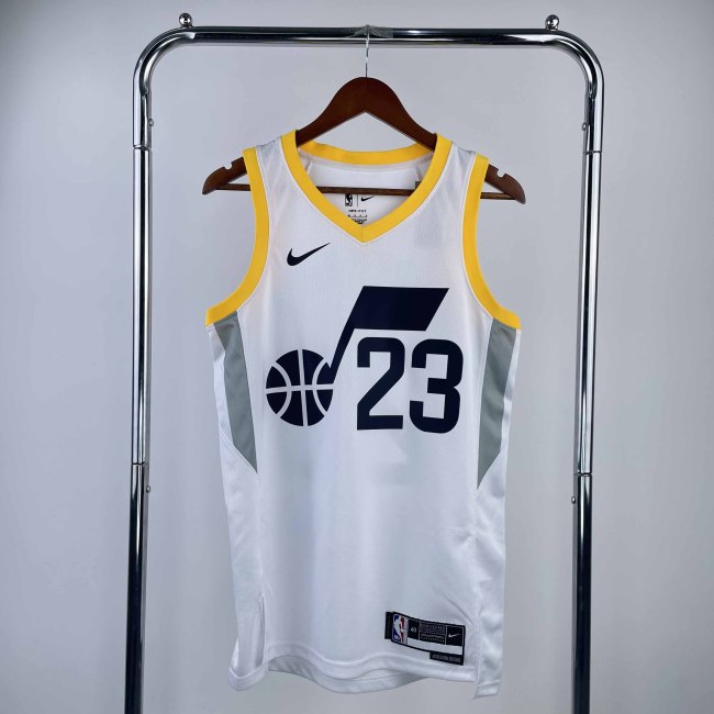 Heat Transfer 2023 Utah Jazz Lauri Markkanen Home  White  Jersey