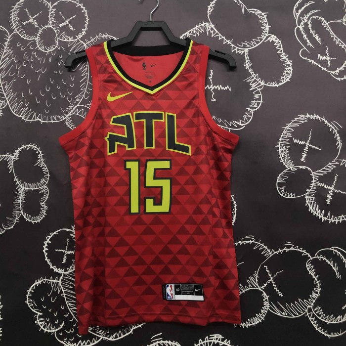 Heat Transfer  Atlanta Hawks Jevon Carter Red Jersey