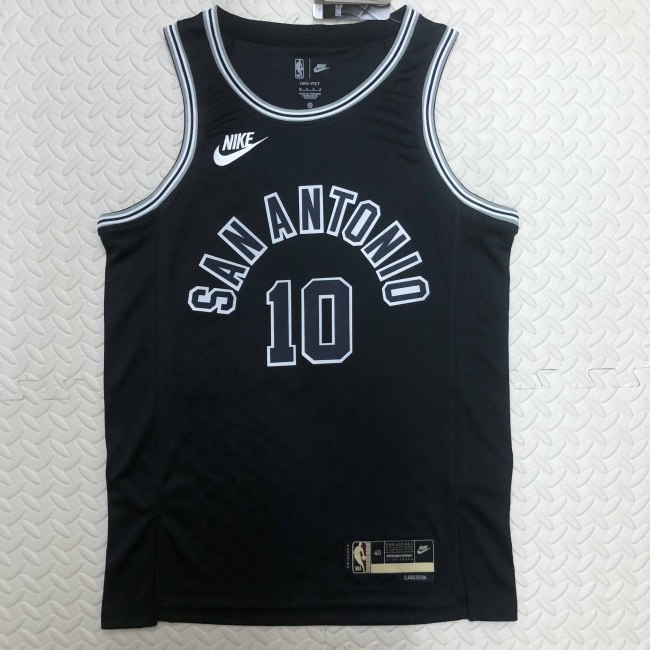 Heat Transfer San Antonio Spurs Demar DeRozan Black Hardwood Classics Swingman Jersey