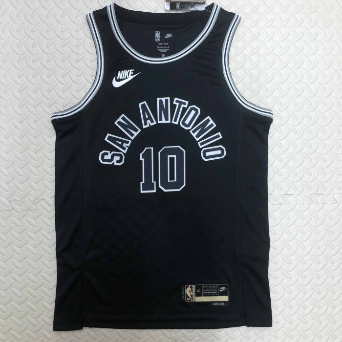 Heat Transfer San Antonio Spurs Demar DeRozan Black Hardwood Classics Swingman Jersey