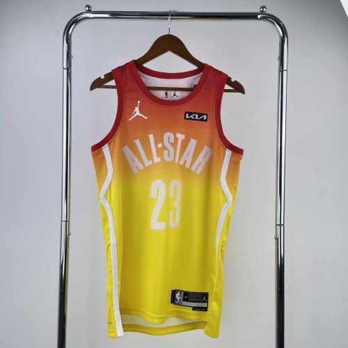 Heat Transfer 2023 Utah Jazz Lauri Markkanen  All Star Yellow Jersey