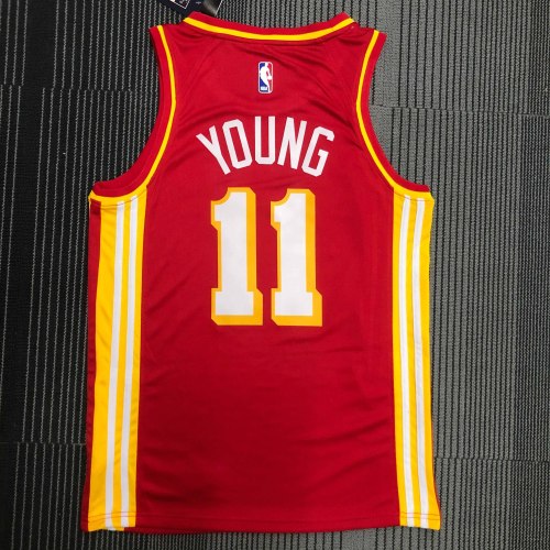 Heat Transfer Atlanta Hawks Trae Young Red Jersey