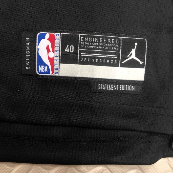 Heat Transfer 2023 San Antonio Spurs Manu Ginobili Flying Man limited Black  Jersey