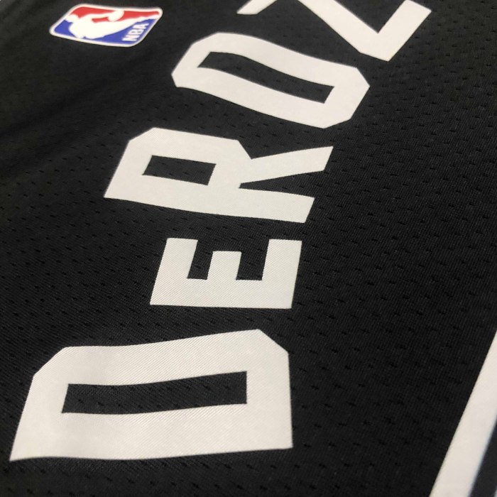 Heat Transfer 2023 San Antonio Spurs Demar DeRozan Flying Man limited Black Jersey
