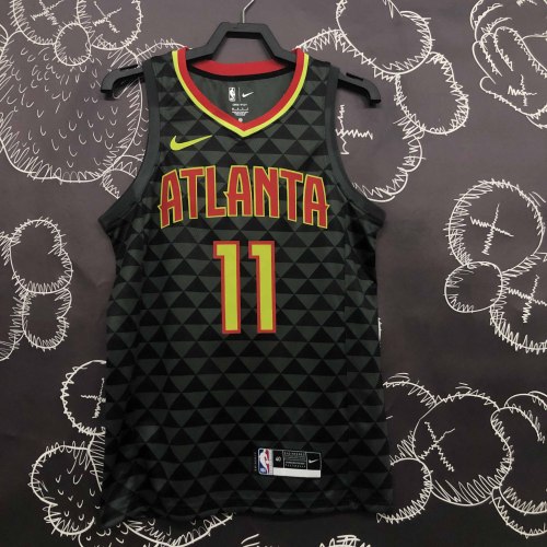 Heat Transfer Atlanta Hawks Trae Young Black Jersey