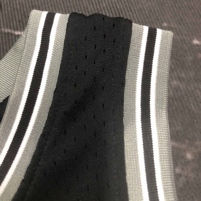 Heat Transfer San Antonio Spurs Dennis Rodman Mitchell & Ness 1993-94 Black Hardwood Classics Swingman Jersey