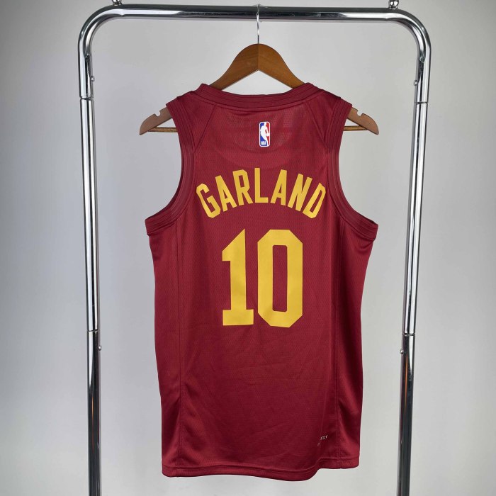Heat Transfer 2023 Cleveland Cavaliers Darius Garland Away Red Jersey