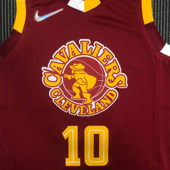 Heat Transfer 2022 Cleveland Cavaliers Darius Garland City edition Red Jersey