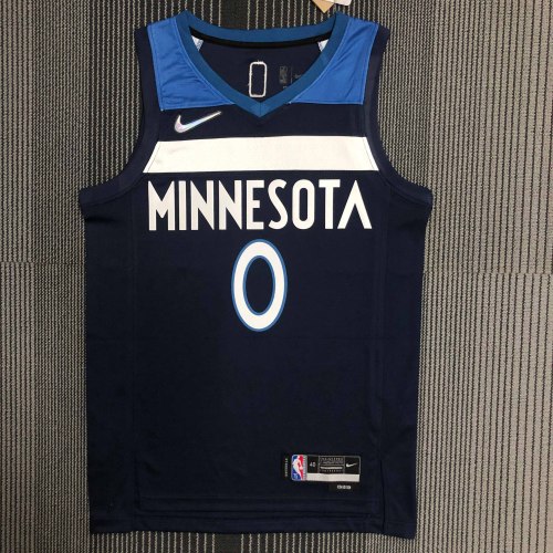 Heat Transfer Minnesota Timberwolves D'Angelo Russell 75th Anniversary Black Jersey