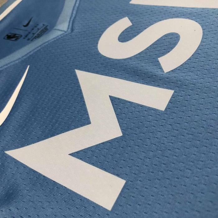 Heat Transfer 19-20 Minnesota Timberwolves Karl-Anthony Towns  Blue Jersey