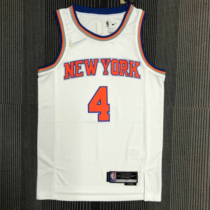 Heat Transfer New York Knicks Derrick Rose 75th Anniversary White  jersey