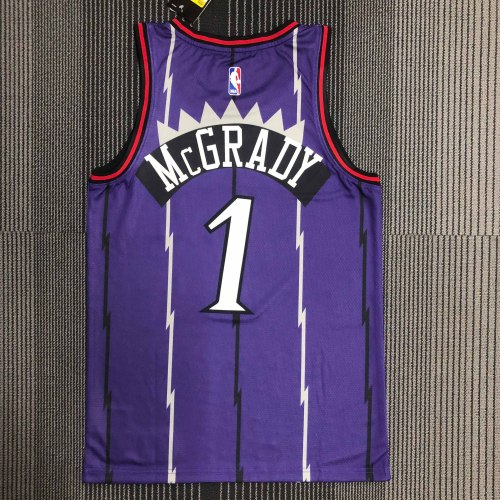 Heat Transfer Toronto Raptors Tracy McGrady Retro Purple Jersey