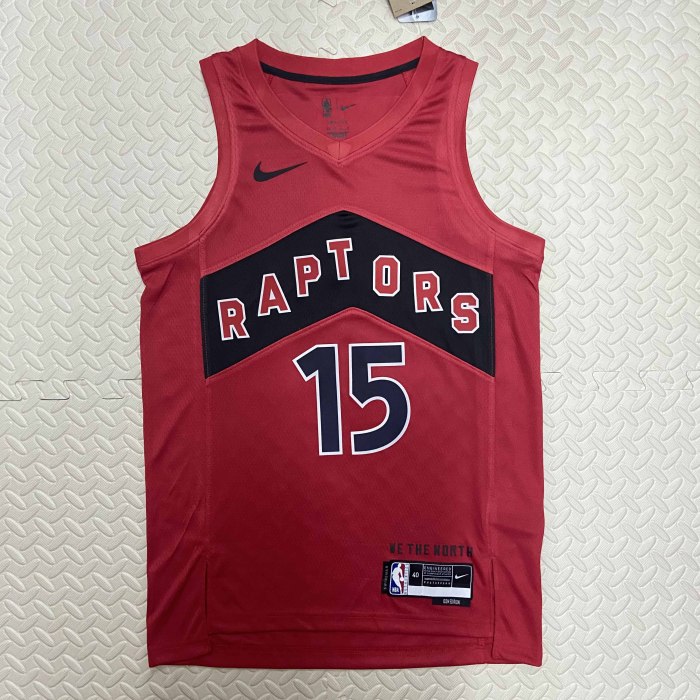 Heat Transfer 2023 Toronto Raptors Vince Carter Away Red Jersey