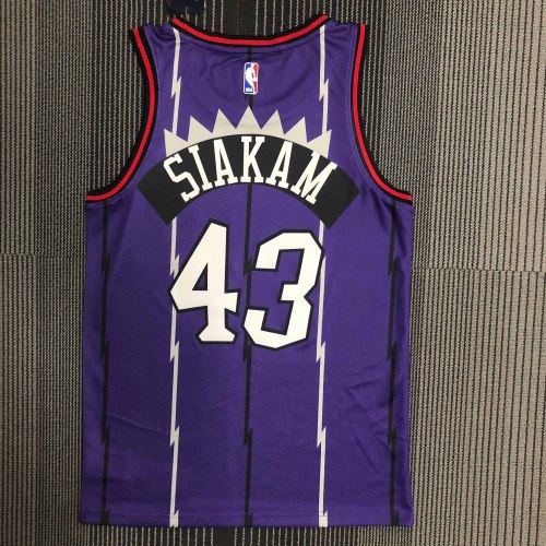 Heat Transfer Toronto Raptors Pascal Siakam Retro Purple Jersey