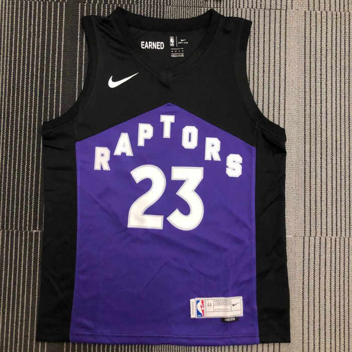 Heat Transfer 2021Toronto Raptors Fred VanVleet Bonus edition Purple Jersey
